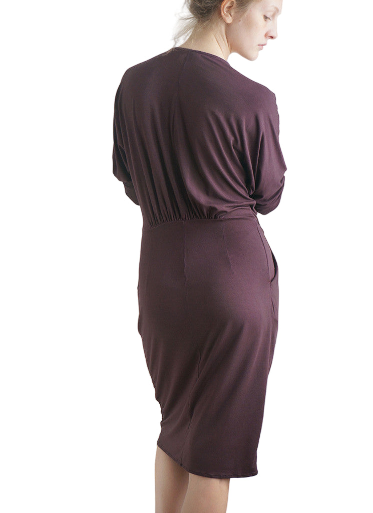 DELILAH DRESS (Black Cherry) WINTERY MIX Sale