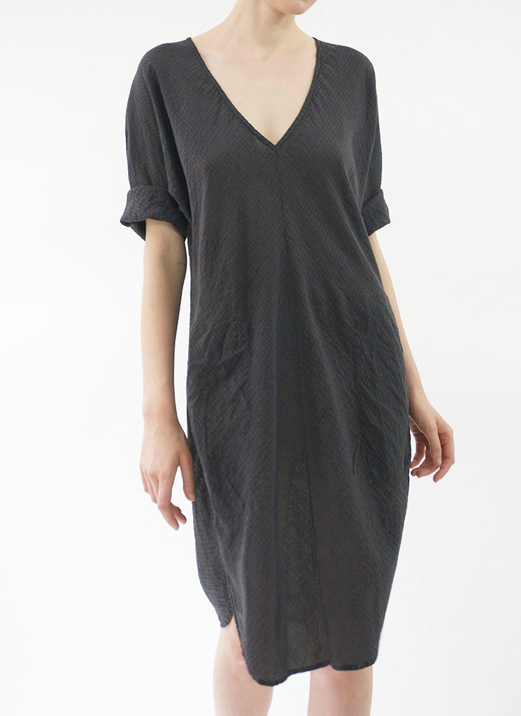 HARUKA DRESS (CHARCOAL, MELON, BLACK, CHALK)
