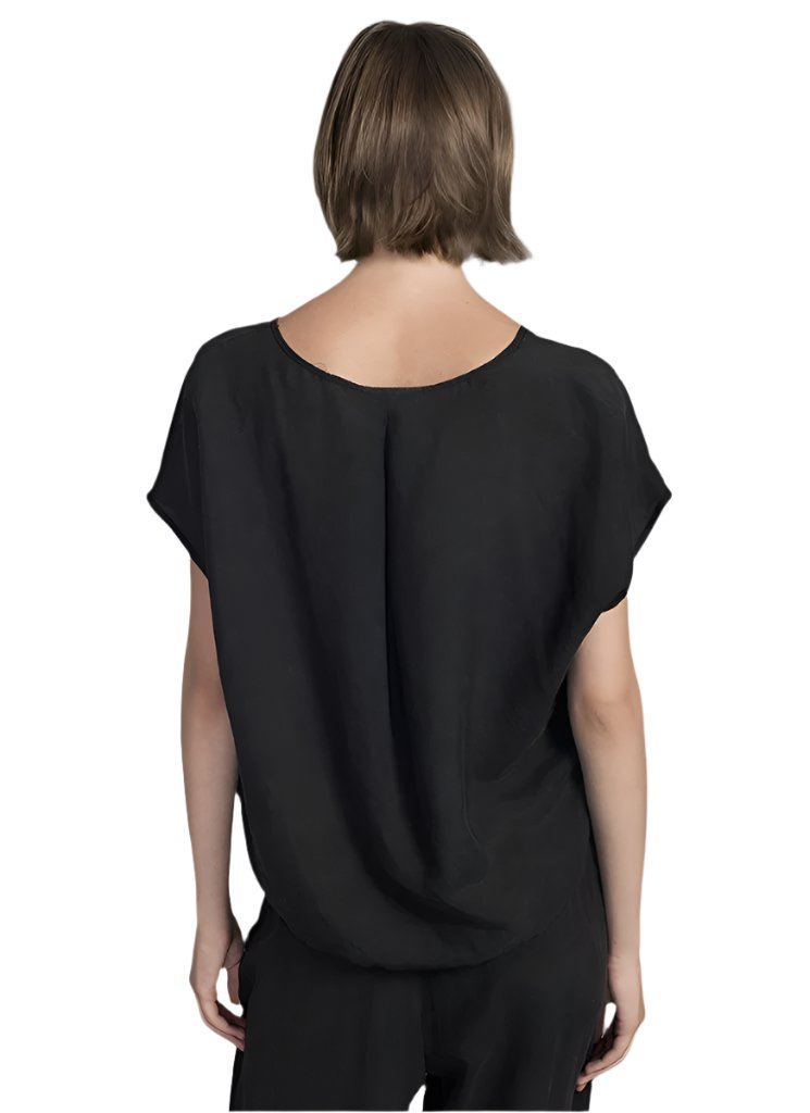 FLEURIE TOP (Black) SILK SALE