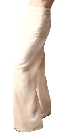 COLUMN PANT IN BRULEE SILK