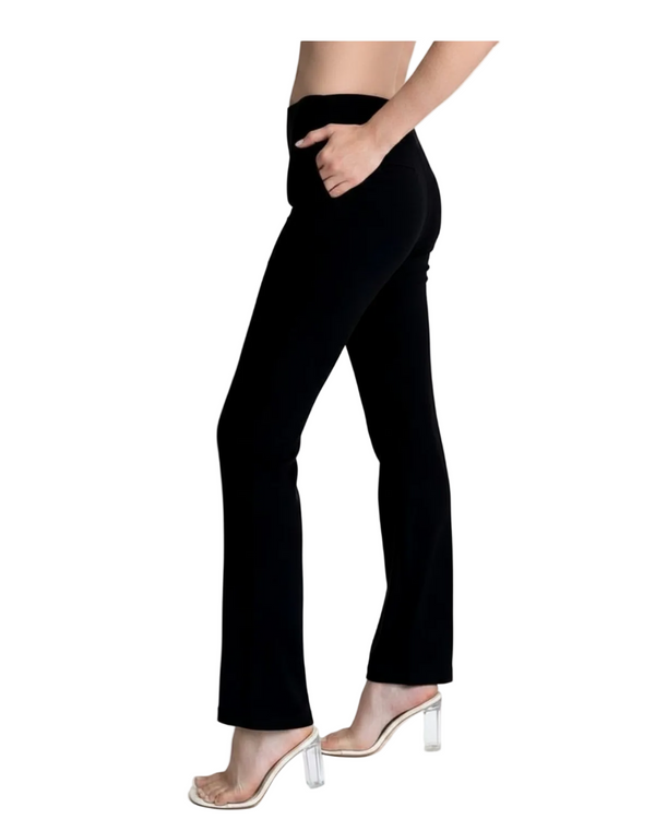 HAUTE PANT IN BLACK SILK