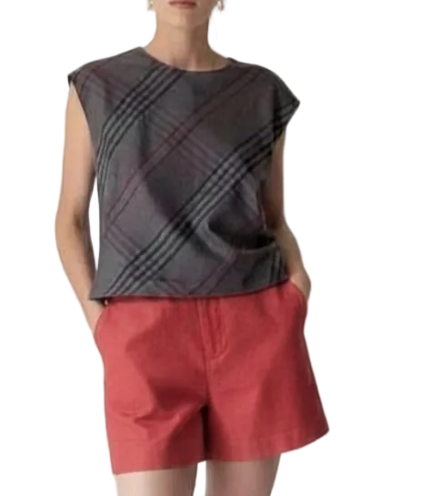 KAHLO TOP in Bias cut cotton lined in silk