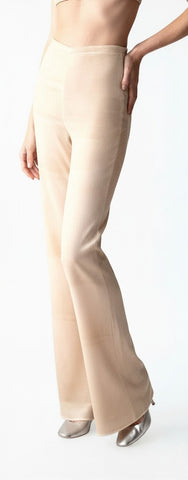 COLUMN PANT IN BRULEE SILK