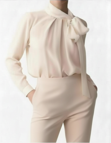 EDIE BLOUSE in BRULEE SILK