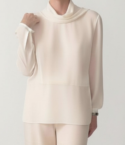 ESME BLOUSE in BRULEE SILK