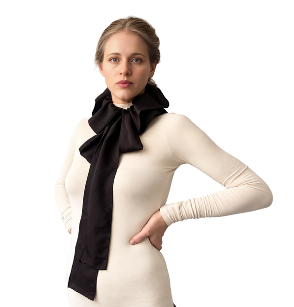 FIORI NECK ACCESSORY in silk habotai