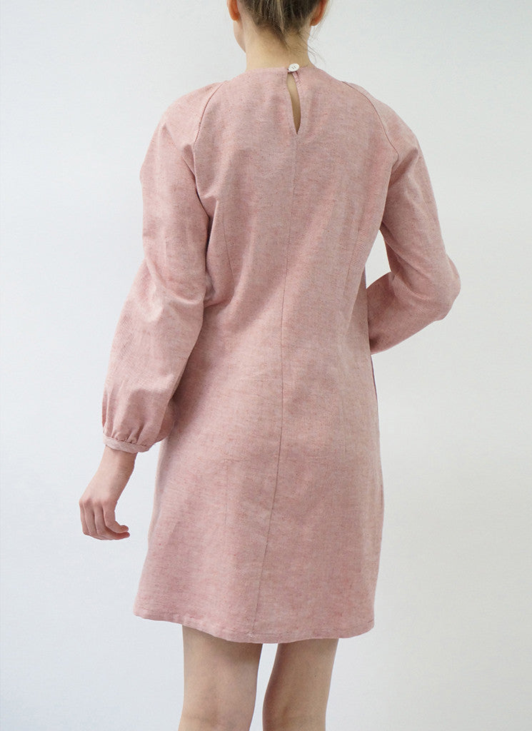 CAMEO DRESS (FINE STRIPE)
