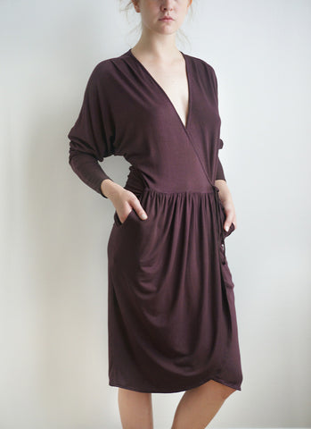 DELILAH DRESS (Black Cherry)