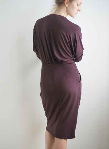 DELILAH DRESS (Black Cherry) WINTERY MIX Sale