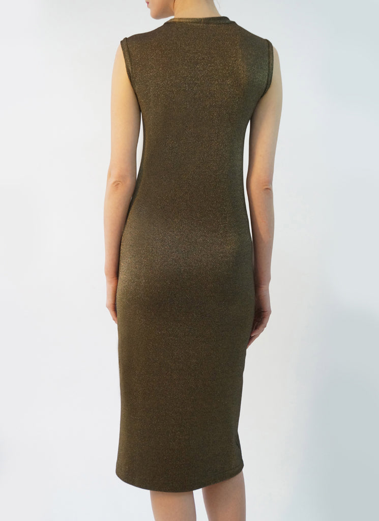 VAVARA DRESS (GOLD DUST)