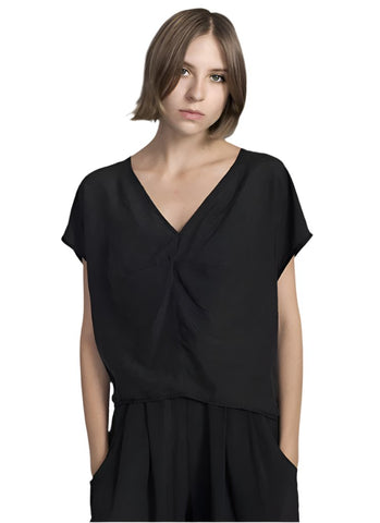 FLEURIE TOP (Black) SILK SALE