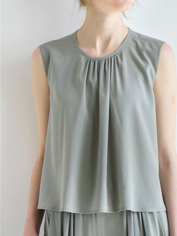 MUSETTE TOP (MIST) SILK SALE