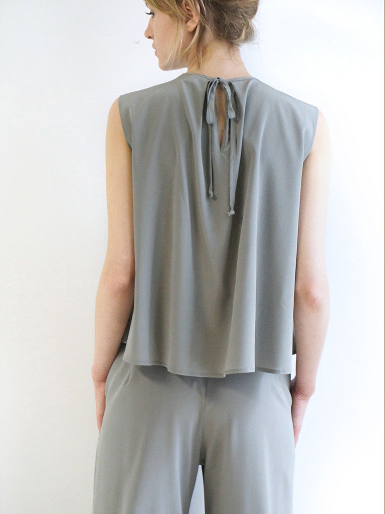 MUSETTE TOP (MIST) SILK SALE